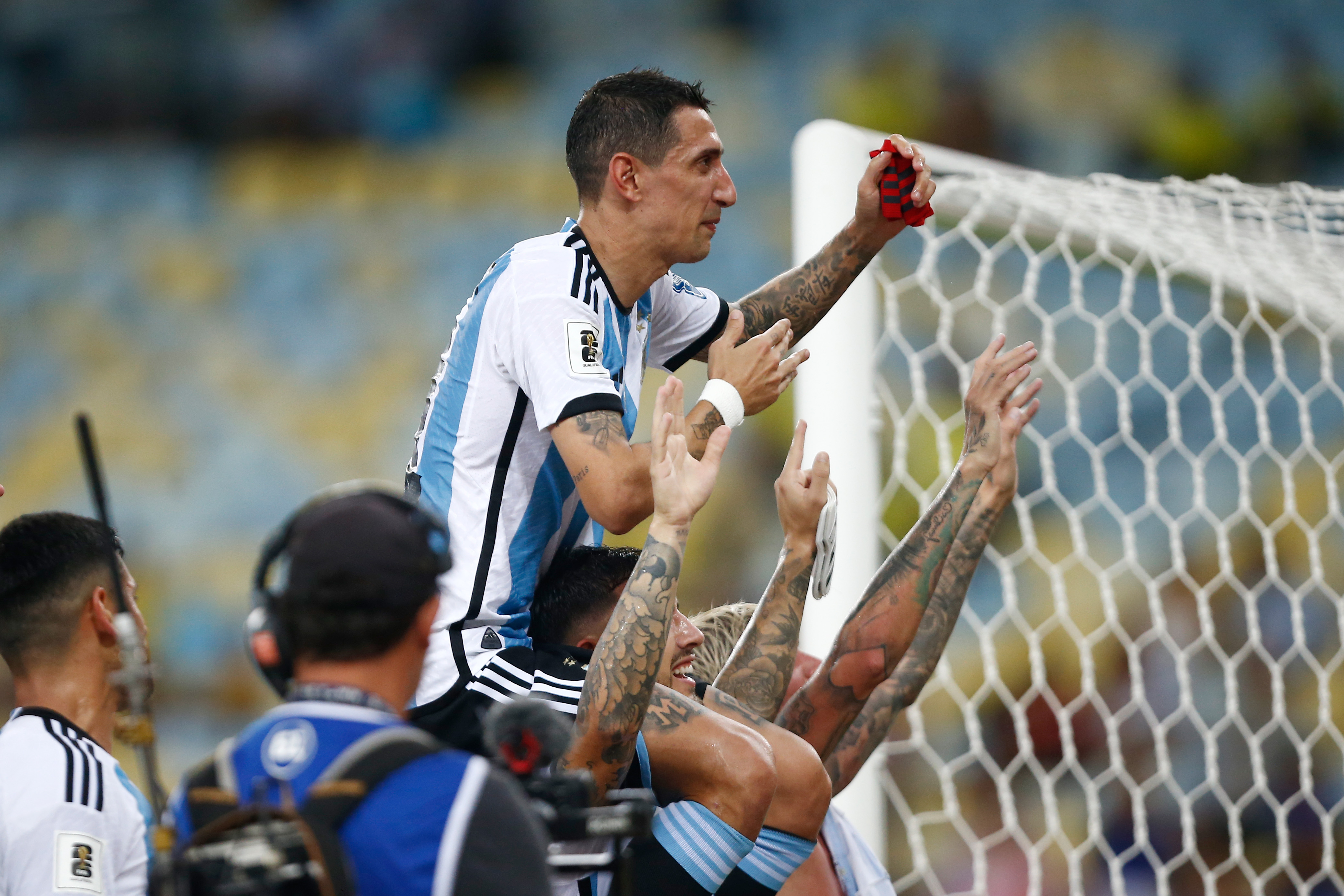 Ángel Di Maria anunciou a despedida da seleção argentina