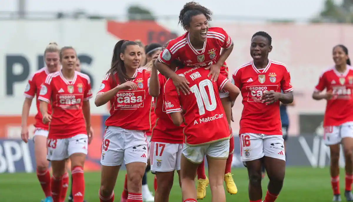 As 'miúdas' do Benfica vai disputar a 2.ª da meia-final da Taça de Portugal com o Sporting