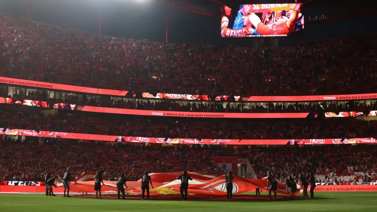 Estádio da Luz foi palco do Benfica - Sporting da última noite