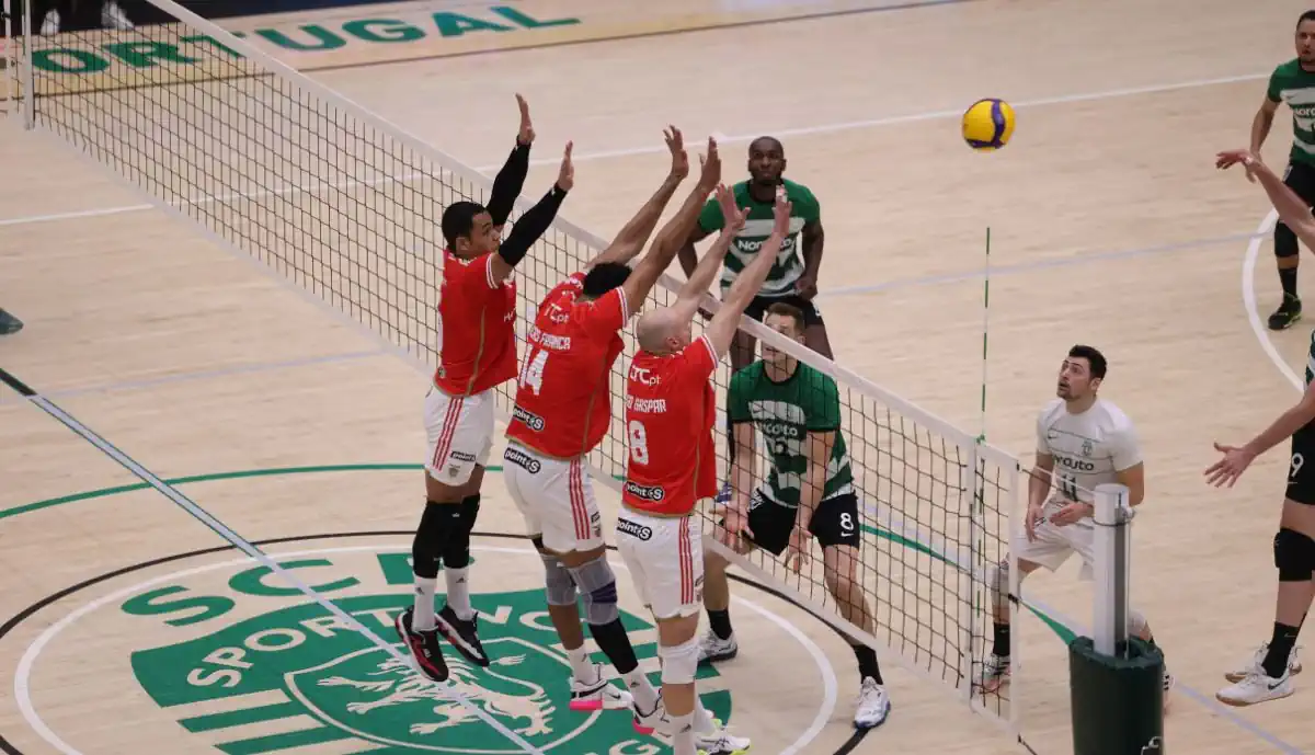 O voleibol do Benfica vai a jogo com o Sporting