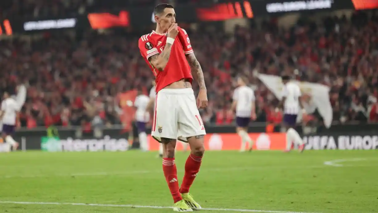 Ángel Di María regressou ao Benfica esta temporada, estando em grande evidência 