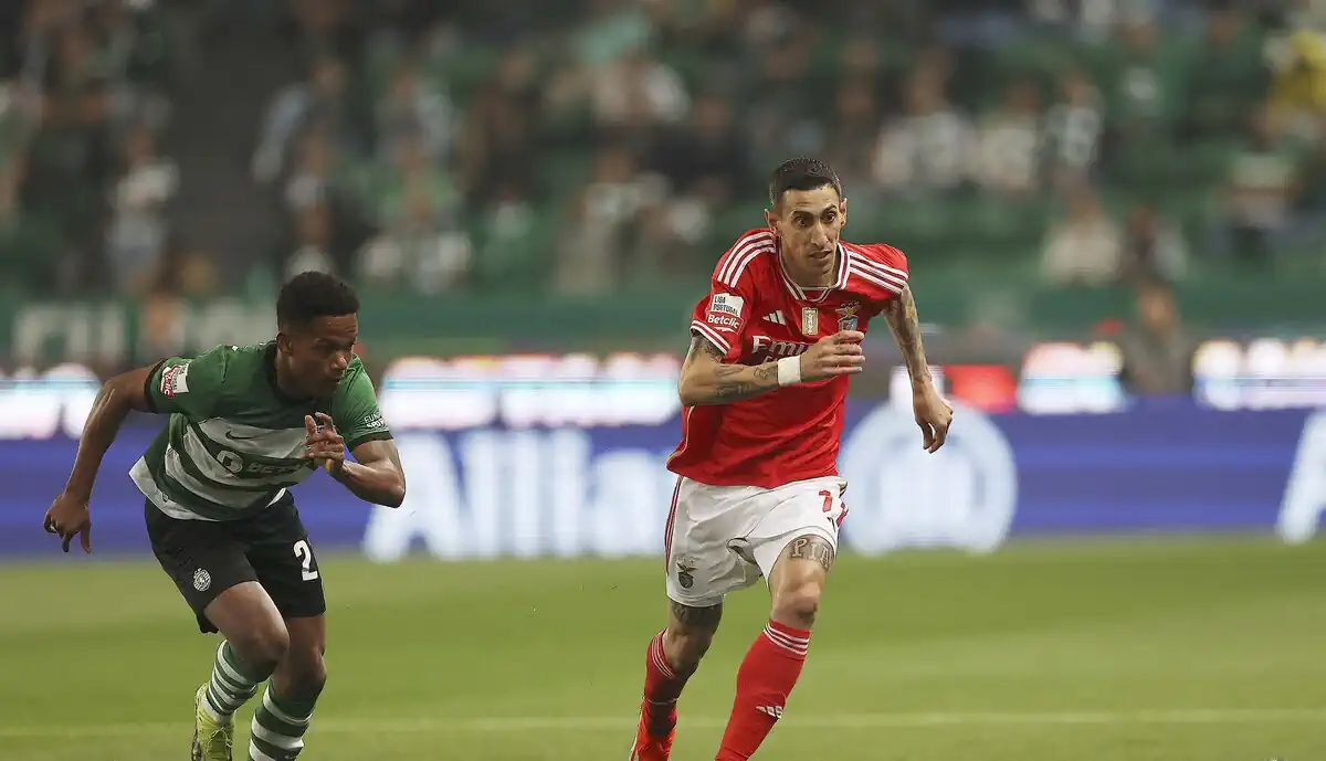 Di María em destaque no Sporting - Benfica