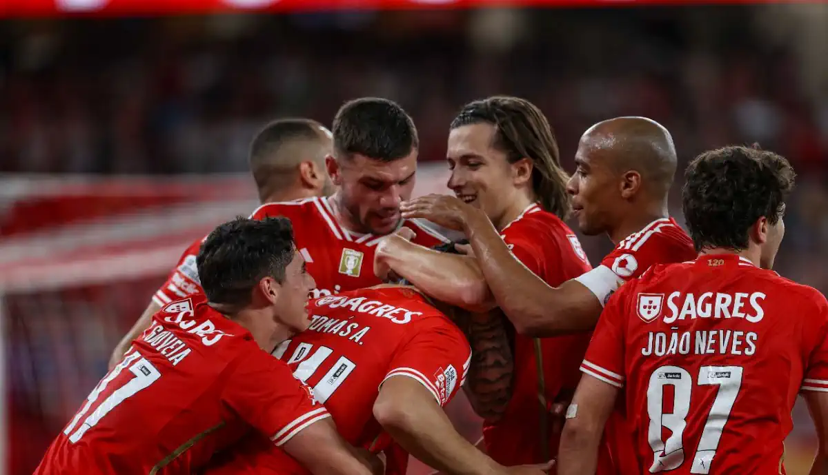 Benfica venceu o Moreirense por 3-0, no Estádio da Luz