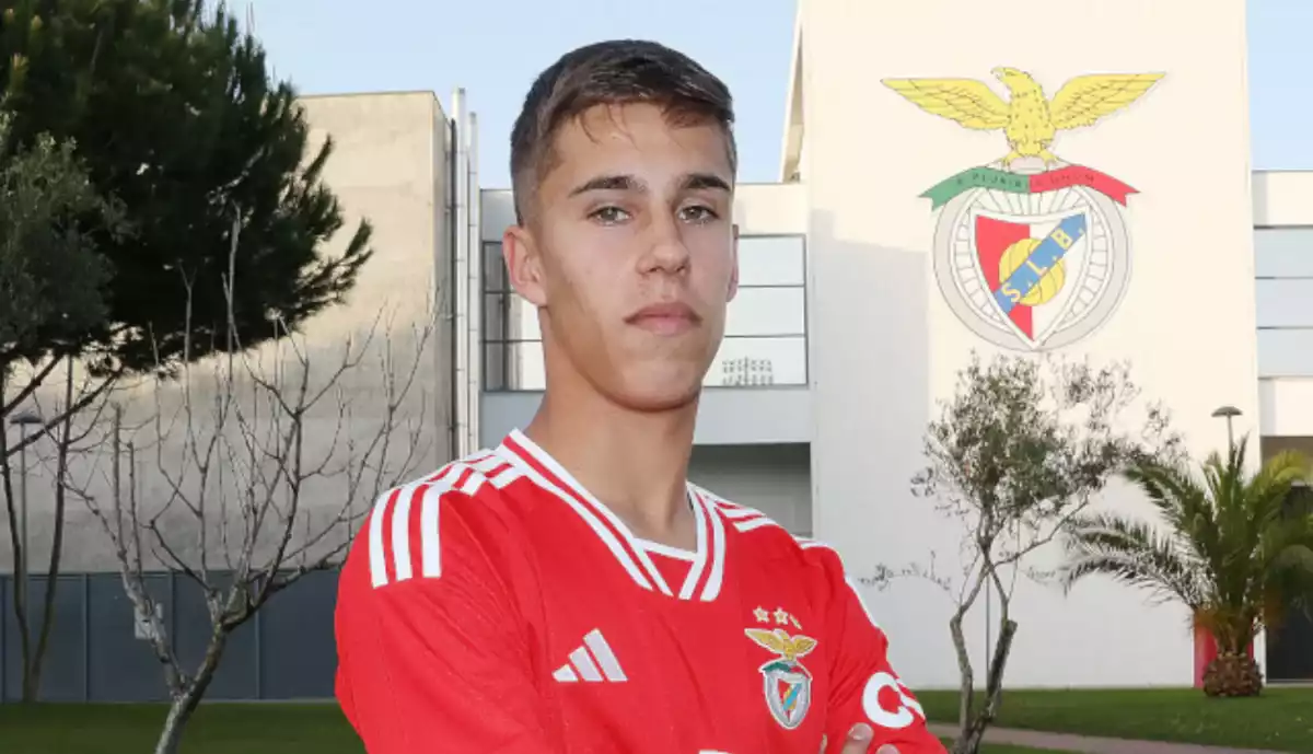 Oficial: Aos 16 anos, Rafael Quintas assina contrato com o Benfica: "Gostava de chegar..."
