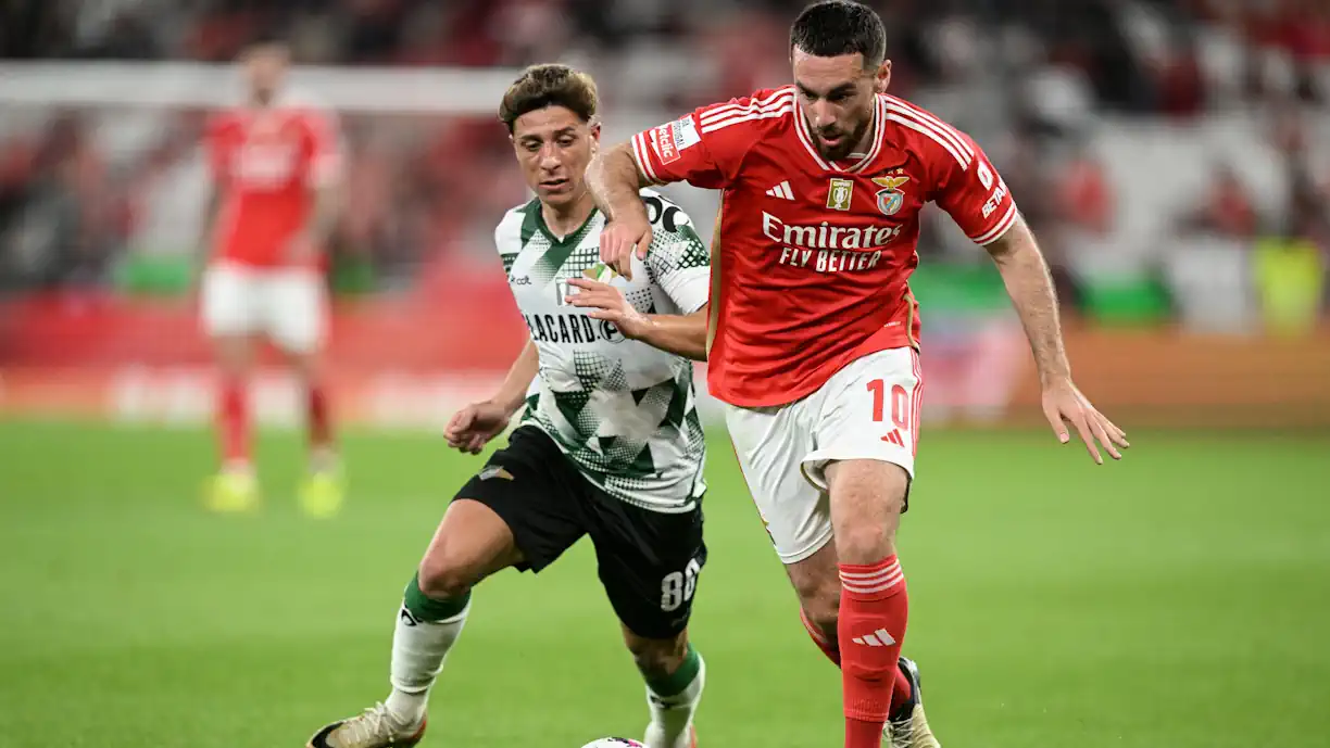 Orkun Kökçü apontou um dos golos do Benfica na vitória frente ao Moreirense
