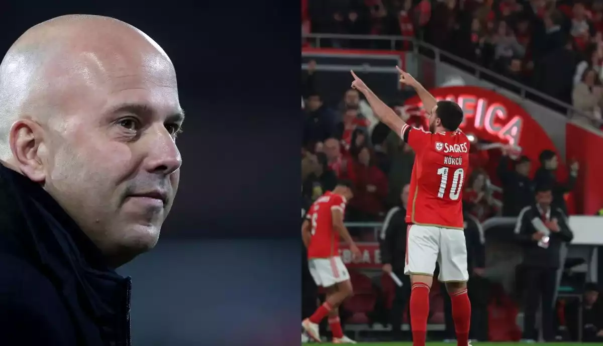 Feyenoord não se esquece de Kokçu, do Benfica, na despedida de Arne Slot