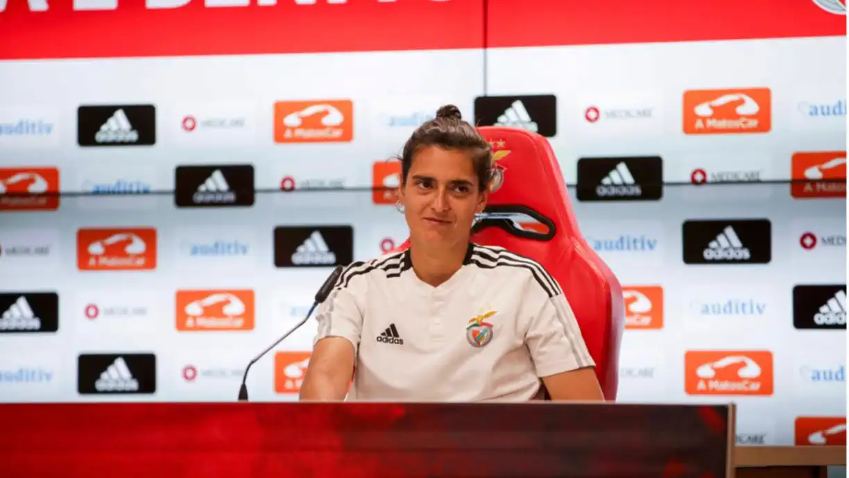 Filipa Patão, que orientou a equipa de futebol feminino do Benfica na conquista da Taça de Portugal Feminina, falou sobre o seu futuro no Glorioso 