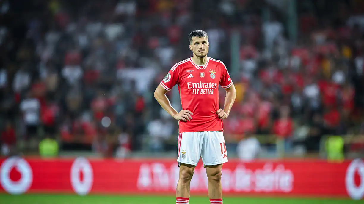 Jurásek não faz parte dos planos do Benfica para a próxima temporada. Fotografia de One Football