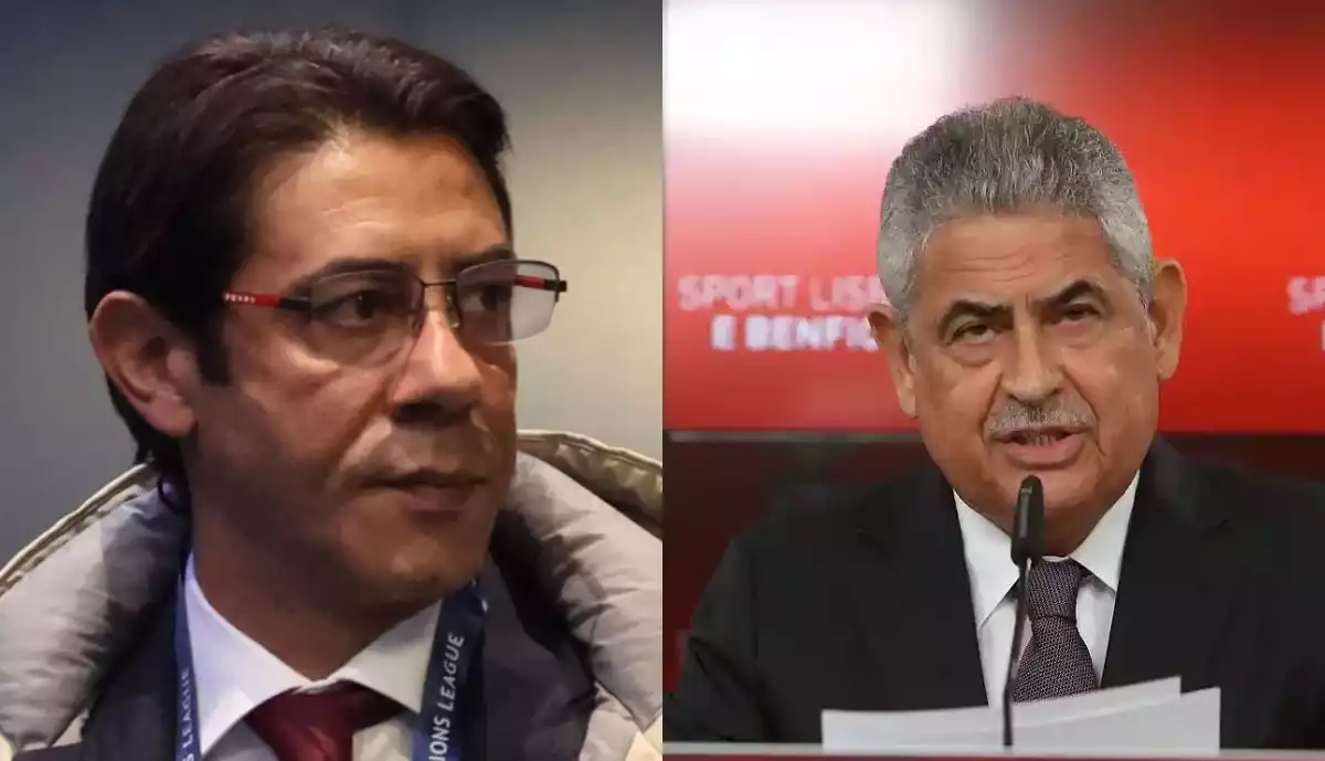 Com Luís Filipe Vieira pelo meio, Vasco Mendonça deixa 'laracha' a Rui Costa: "É injusto..."