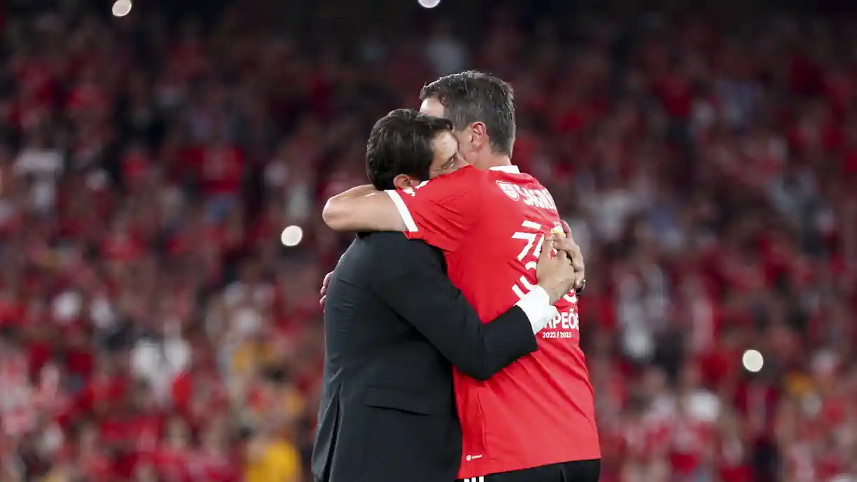 Rui Costa terá nova abordagem na preparação da próxima época do Benfica de Roger Schmidt. Fotografia de One Football