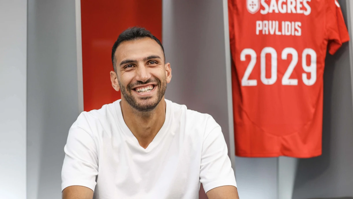 Pavlidis revela porque assinou com o Benfica e torna-se logo num favorito dos adeptos