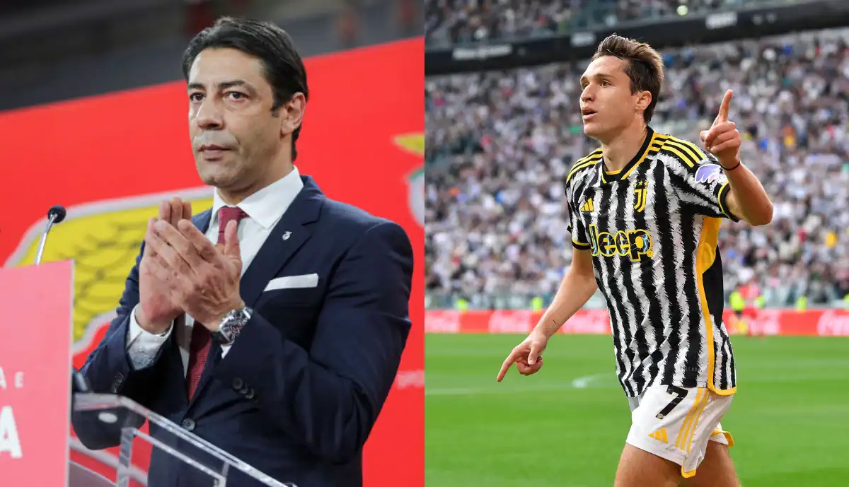 Juventus define preço de Chiesa com Benifca de Rui Costa a ver