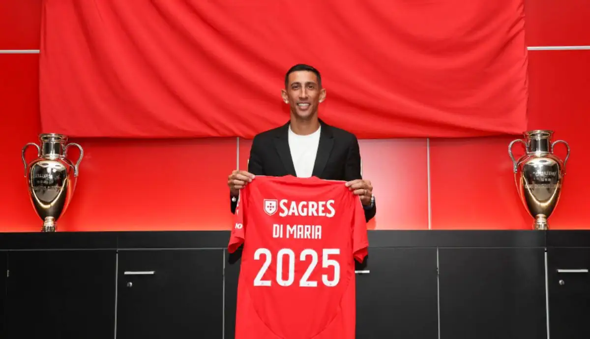 Última hora: Di María volta a escolher o Benfica e já reagiu à renovação: "Oxalá..."