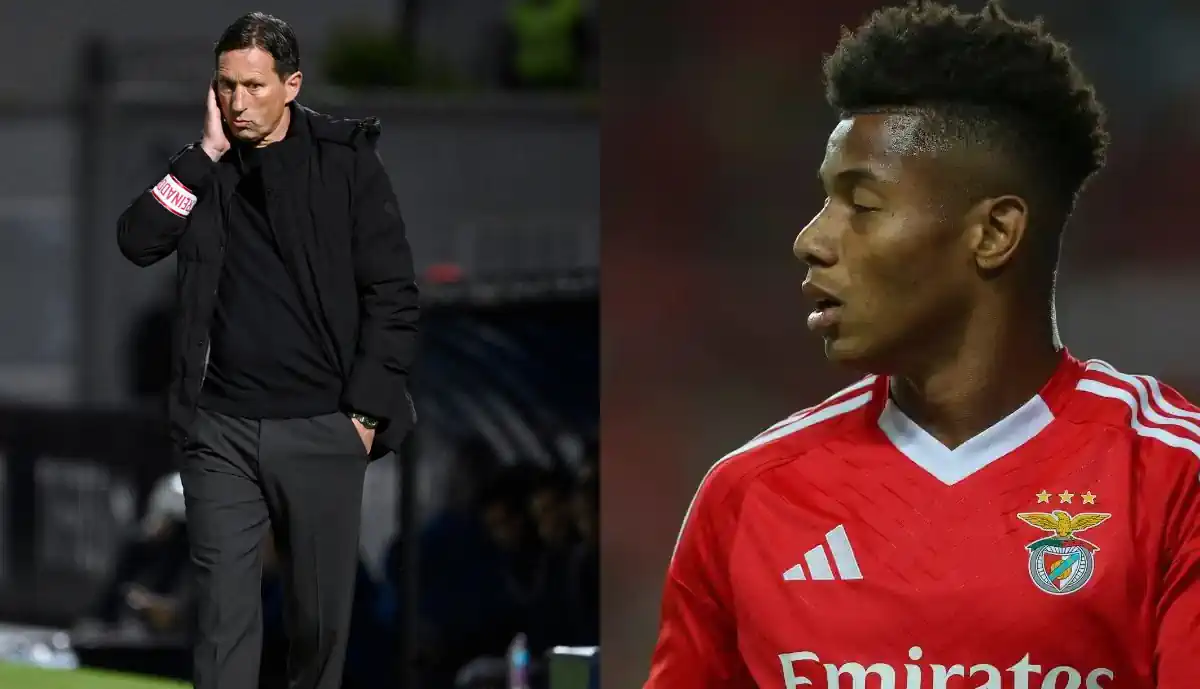 Roger Schmidt esclarece situação de David Neres antes da deslocação a Famalicão