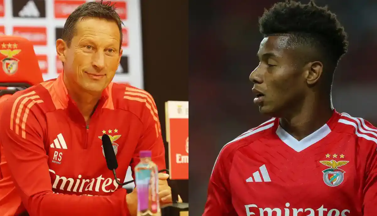 Schmidt falou sobre a saída de David Neres do Benfica