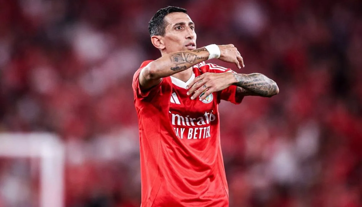 Di María explica celebração no Benfica - Santa Clara e deixa apelo aos adeptos (com imagem)