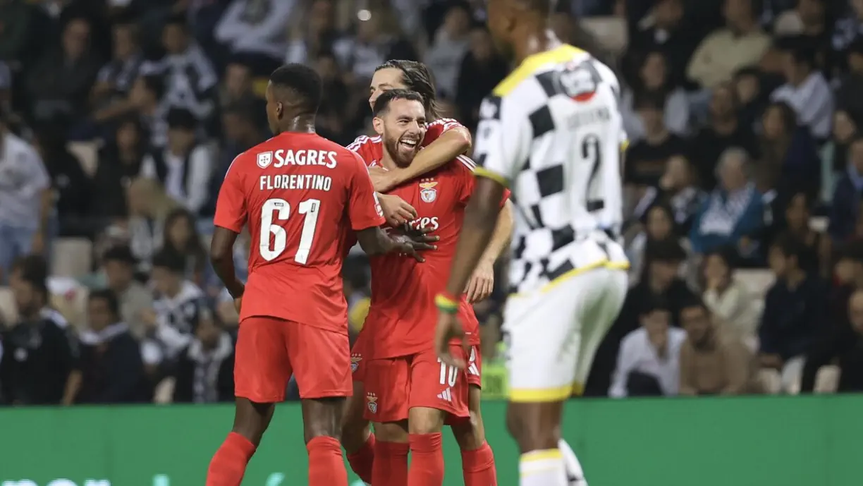 Orkun Kokçu foi uma das figuras do triunfo dos encarnados no Boavista - Benfica, apontando o segundo golo da vitória da turma de Bruno Lage. Fotografia de SL Benfica