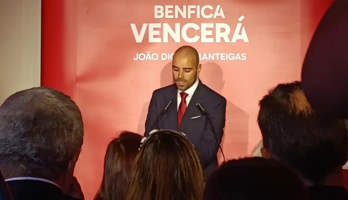 João Diogo Manteigas anunciou a candidatura à presidência do Benfica 