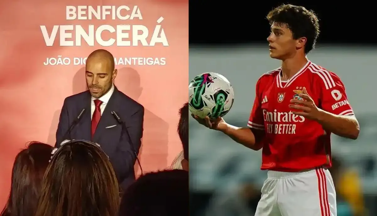 João Diogo Manteigas candidatou-se à presidência do Benfica e analisou a saída de João Neves