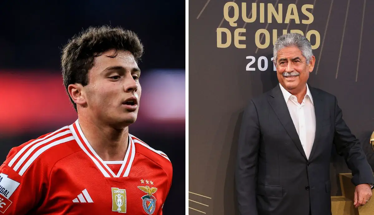 Luís Filipe Vieira falou esta quinta-feira sobre a crise desportiva do Benfica e sobre a venda de João Neves 