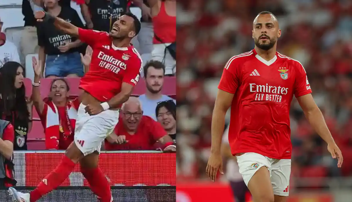 Reação de Arthur Cabral ao golo de Pavlidis no Benfica - Santa Clara dá que falar