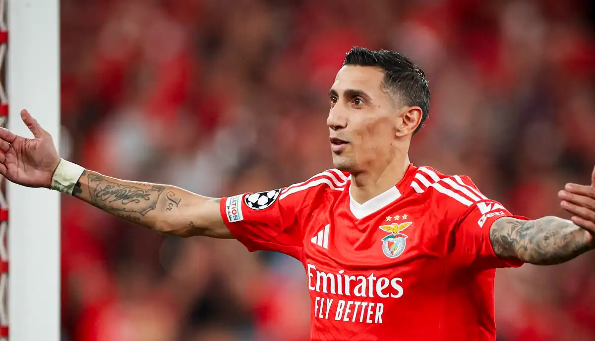 Com Benfica - Feyenoord a 'bater à porta', Di María pode bater recorde de lenda italiana