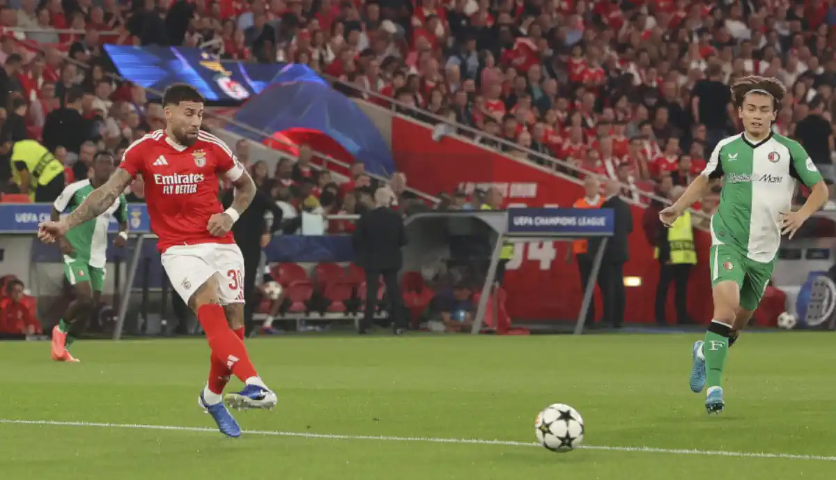 Após derrota do Benfica na Champions, Otamendi dá a cara e atira: "Não muda nada"