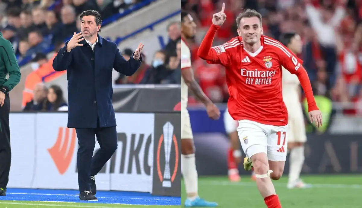 Rui Vitória destaca novo Benfica com Bruno Lage, evidenciando Akturkoglu e Aursnes 