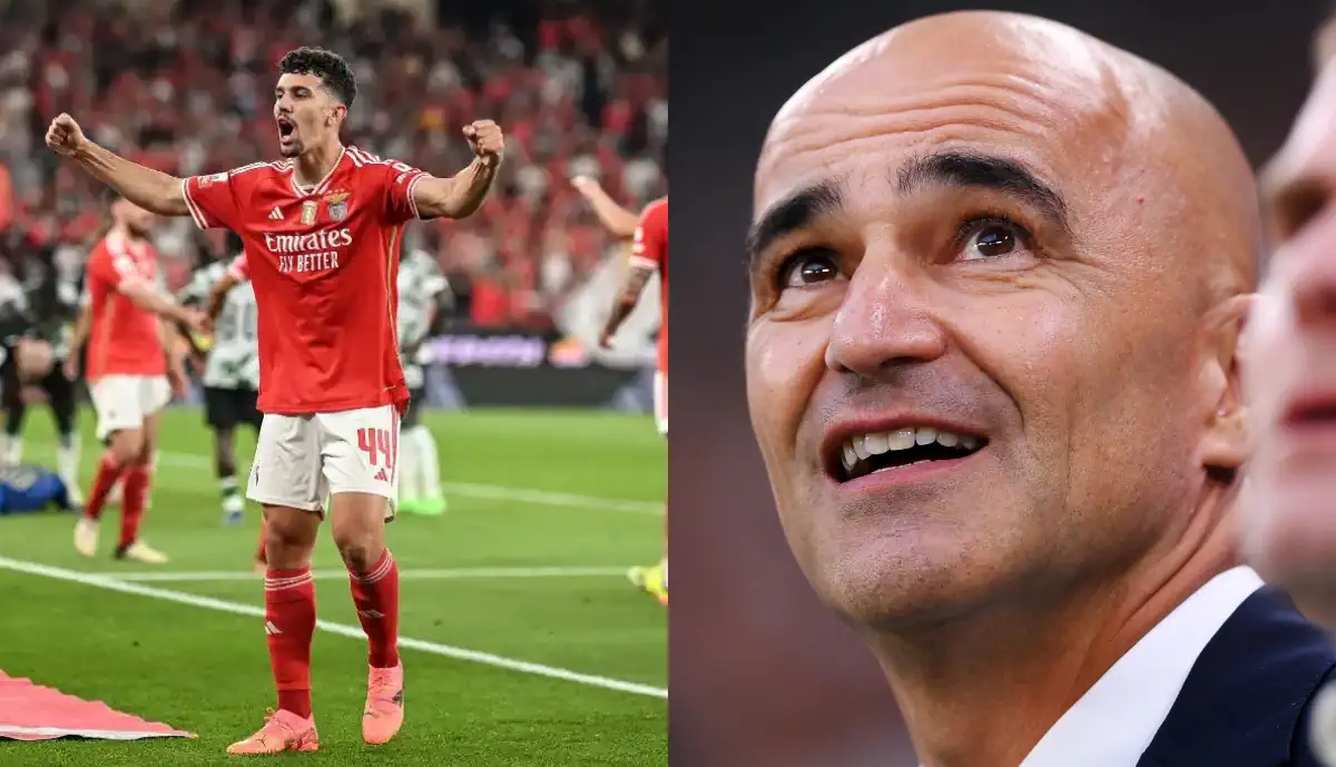 Depois de Tomás Araújo, Roberto Martínez 'baba' por estrela da formação do Benfica: "É especial"