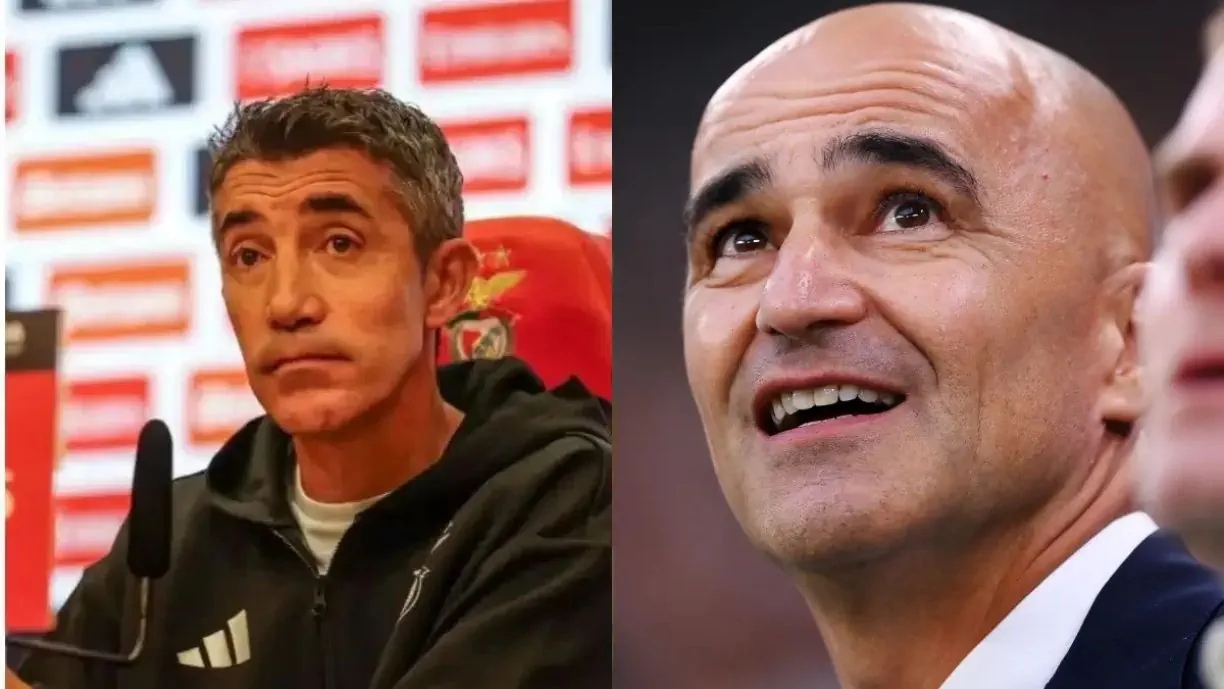 O selecionador de Portugal, Roberto Martínez, arranjou uma grande 'dor de cabeça' ao técnico do Benfica, Bruno Lage