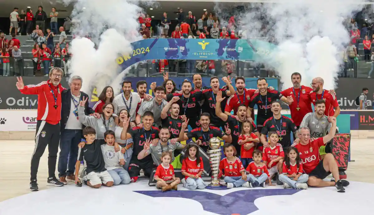 É tudo nosso! Benfica acena à Oliveirense e 'varre' prémios da Elite Cup