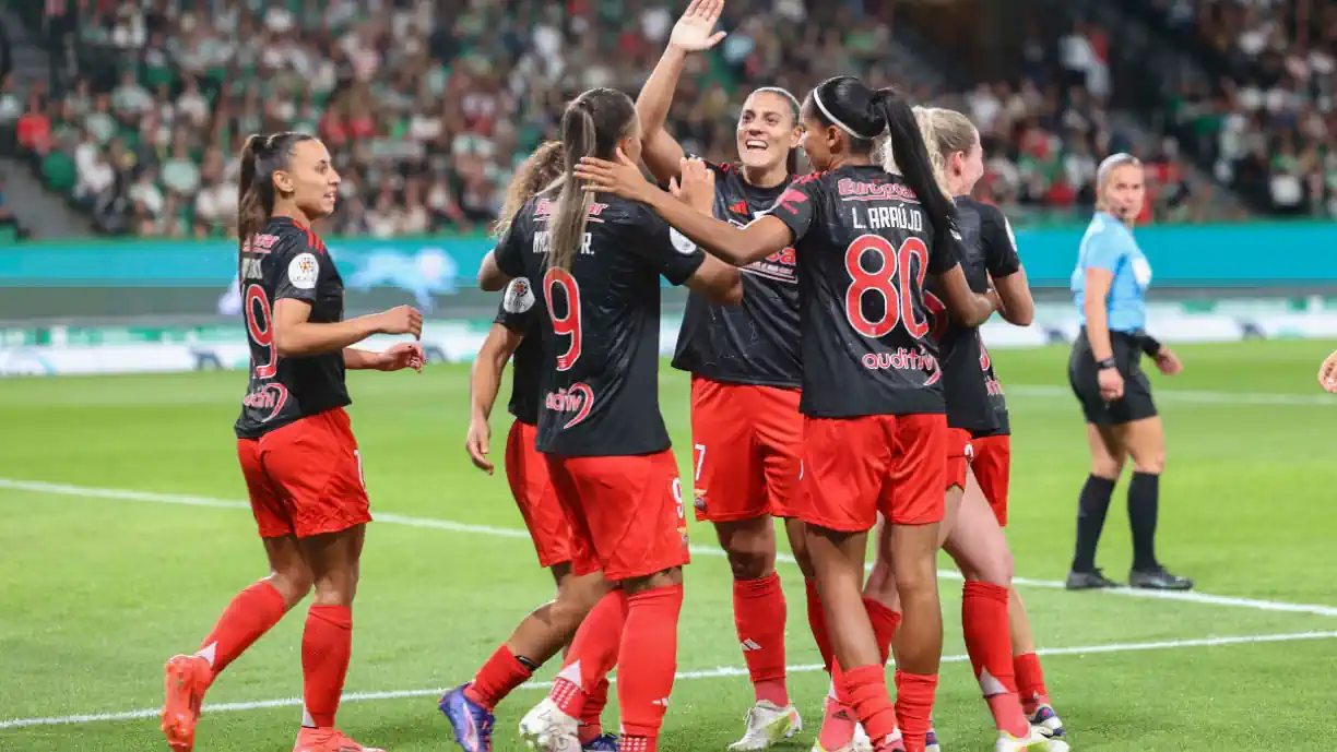 Dia de sorteio! Inspiradoras do Benfica conhecem adversário na Taça de Portugal Feminina