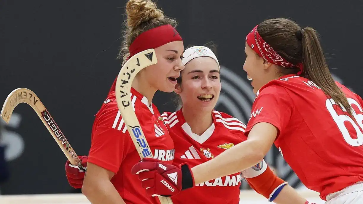 Hóquei feminino do Benfica foi a jogo este domingo ,contra o Tojal, na Supertaça 