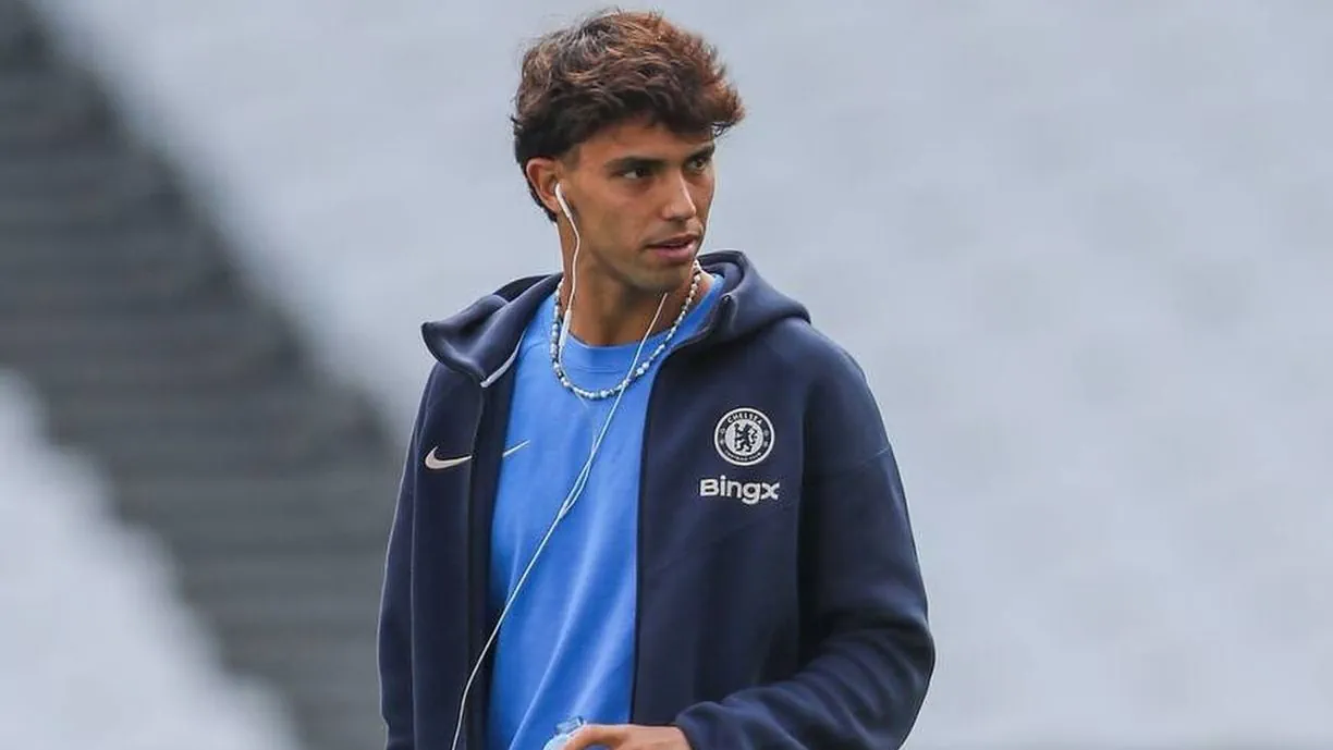 Momento com o ex Benfica, João Félix,  aconteceu durante a conferência de imprensa do embate entre o Chelsea e o Panathinaikos,