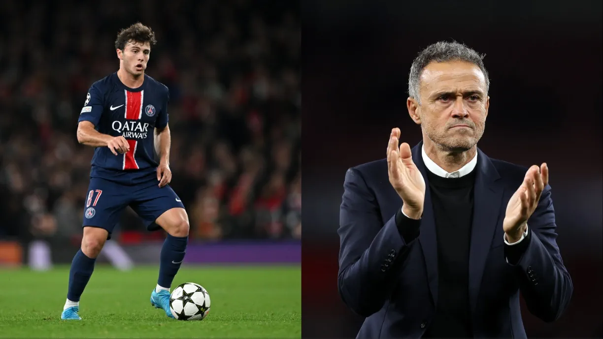 Luis Enrique louco com ex Benfica João Neves após Marselha – PSG: "Não gosto de…"