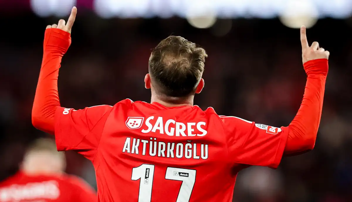 Akturkoglu reage ao triunfo do Benfica frente ao Rio Ave, após hat-trick na Luz