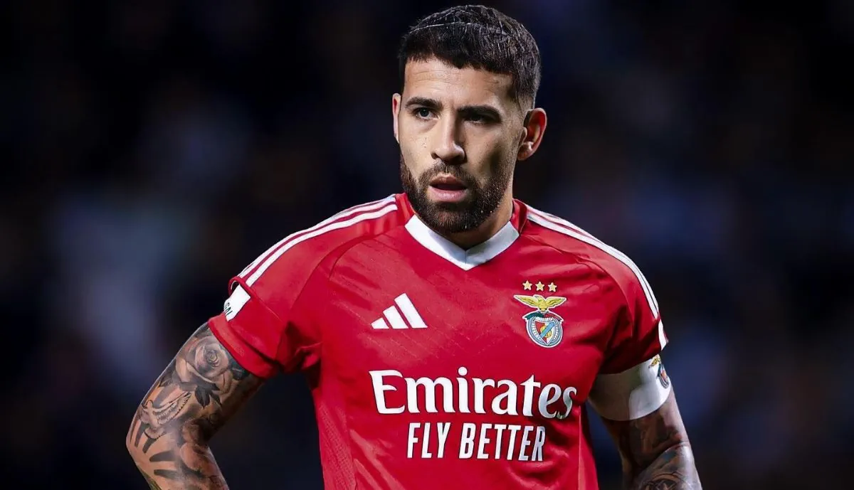 Otamendi vai ser baixa nos treinos do Benfica em outubro