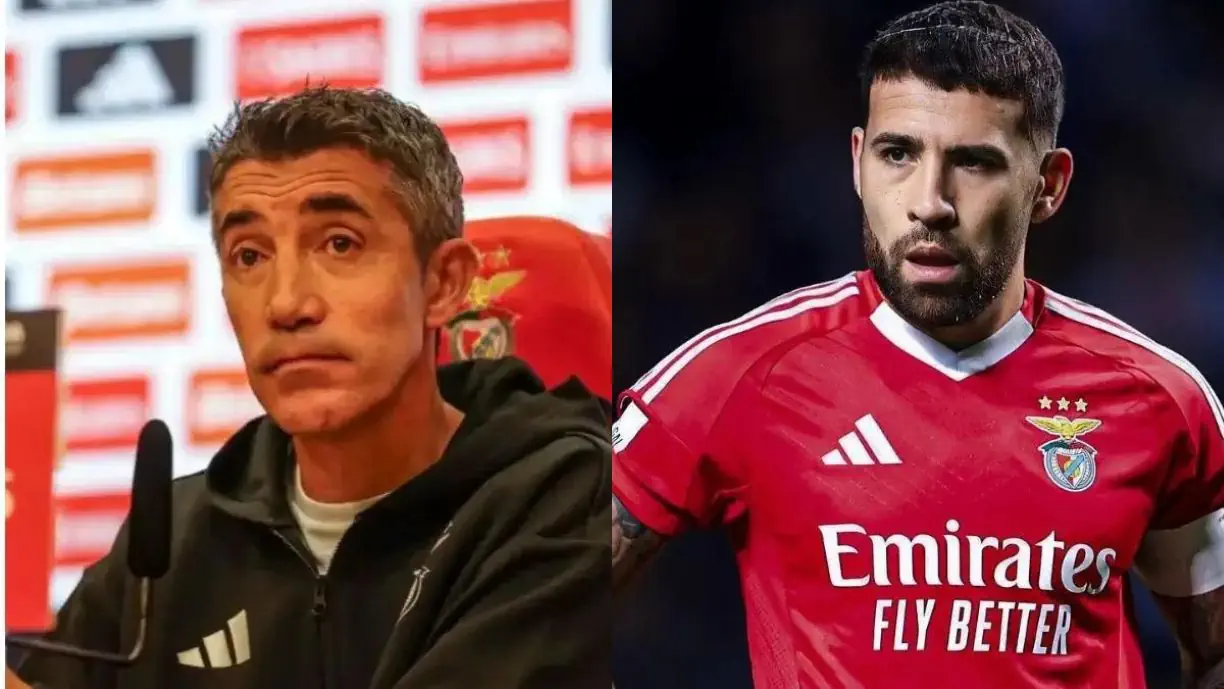 Bruno Lage falou sobre o lugar de Otamendi no Benfica