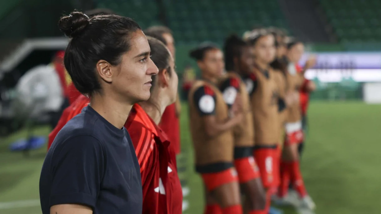 Sporting - Benfica em futebol feminino terminou com vitória da tuma de Filipa Patão, com golos de Cristina Martín-Prieto e Nycole Raysla