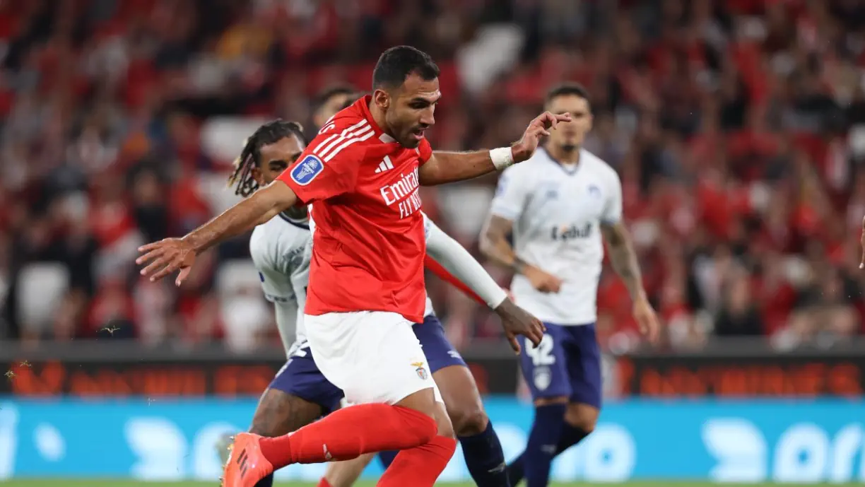 Pavlidis regressou aos golos no Benfica - Santa Clara e, no final da partida, comentou declarações de Bruno Lage. Fotografia de SL Benfica