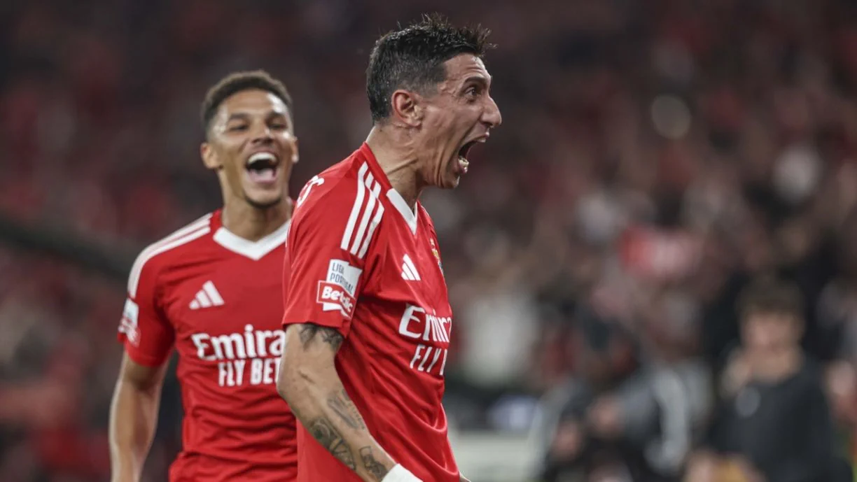 com Di María endiabrado na Taça de Portugal , Benfica segue firme