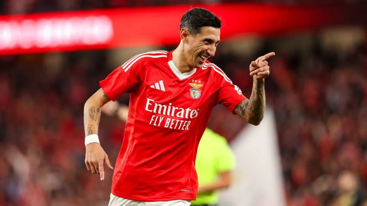 Di María 'vira agente' e garante continuidade de atleta do Benfica: "Tem contrato"