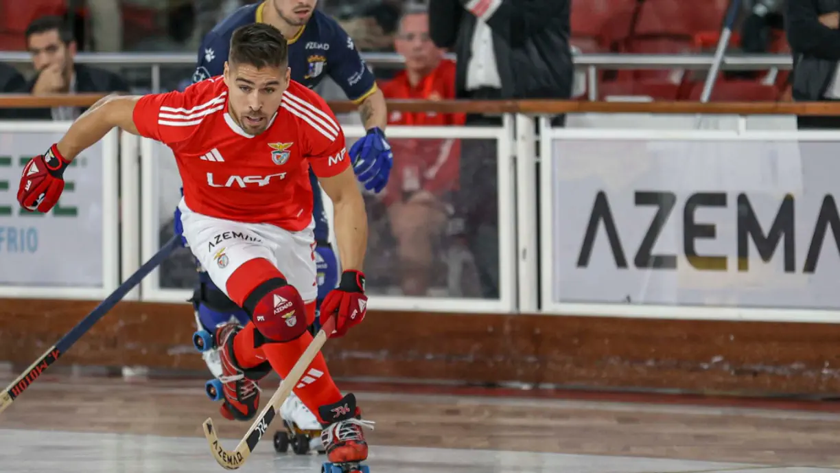 Imparáveis! Hóquei do Benfica não 'cede' e goleia o OC Barcelos no Campeonato Nacional