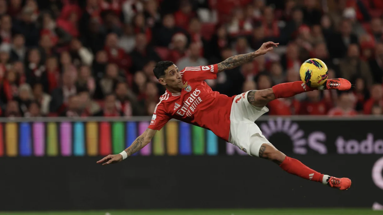 Ángel Di María reagiu ao triunfo do Benfica