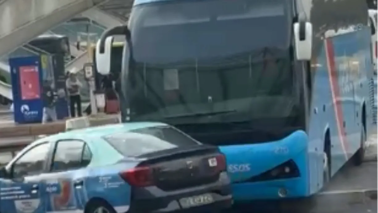 Vídeo! Autocarro desgovernado causa pânico na Gare do Oriente