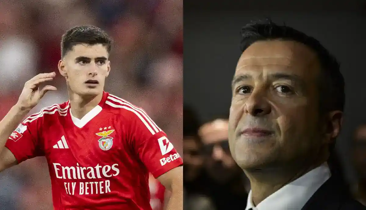 Juventus? Jorge Mendes aborda futuro de António Silva no Benfica