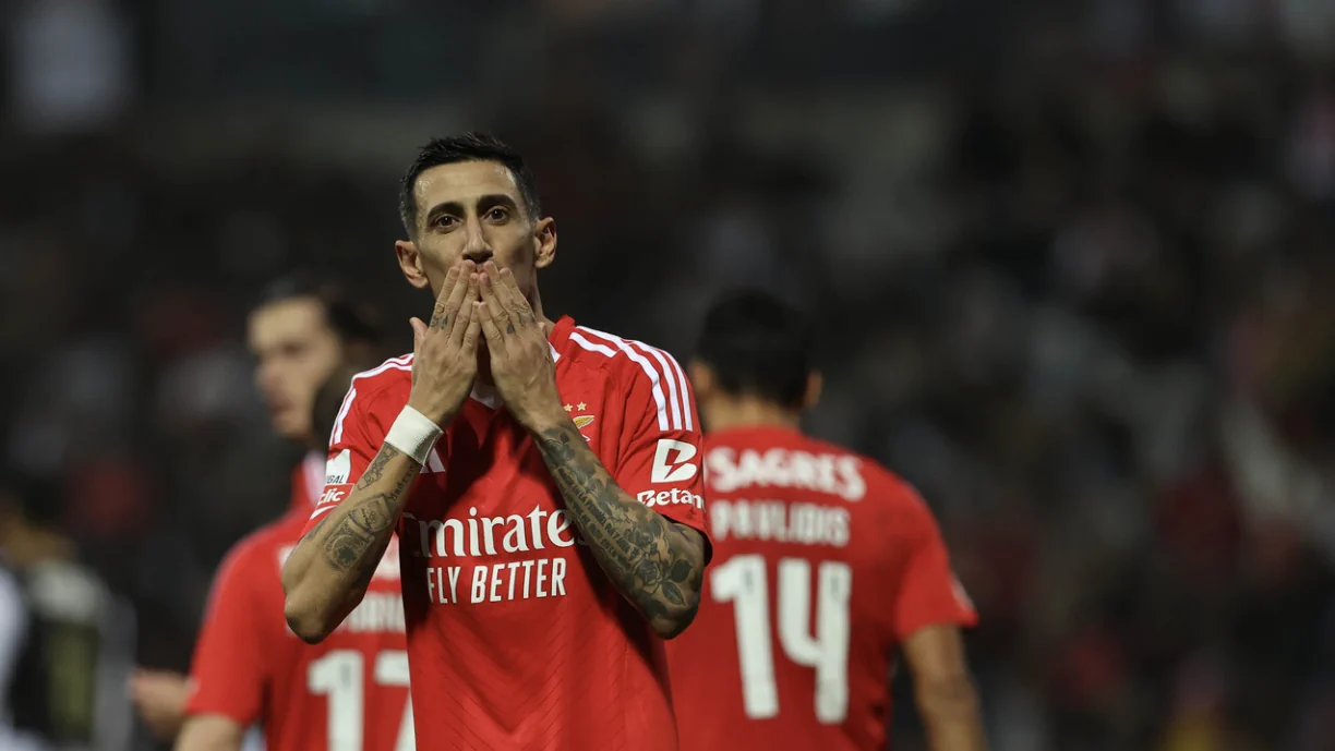 Di María bisou no Nacional – Benfica e alcançou feito impressionante