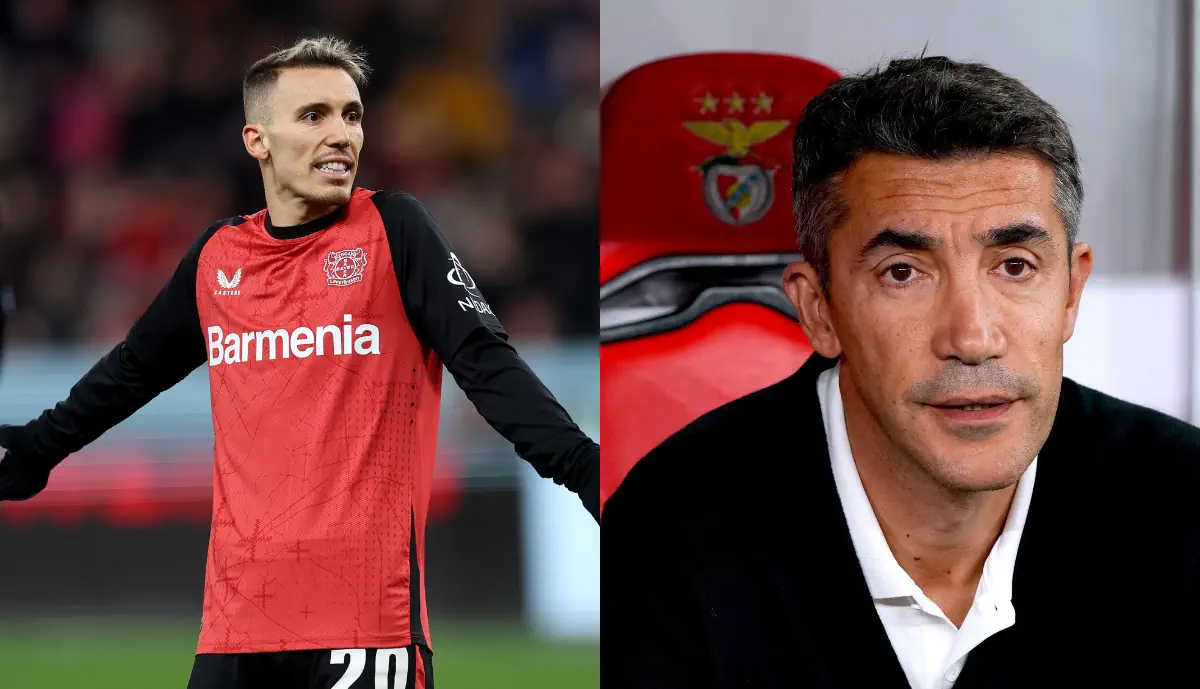 Longe do Benfica, Grimaldo elogia Lage e partilha lamento: "Dá-me pena..."