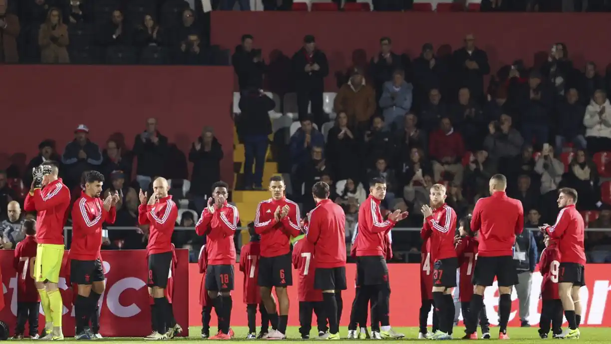 Atacante do AVS explica como 'roubou' pontos ao Benfica, que deslizou no passado domingo, 15 de dezembro na Liga Portugal Betclic