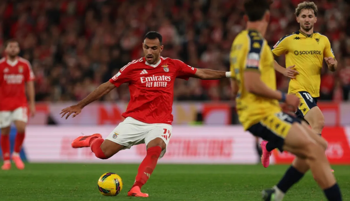 No triunfo do Benfica sobre o Estoril, Vangelis Pavlidis quebrou o jejum 